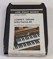 Lowrey Organ Spectacular Larry Moreton Stereo 8 Track Cartridge 1970's Unopened