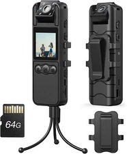 BOBLOV 1080P Recorder Video DVR IR Night Cam Camcorder 1700mAh Mini Body Camera