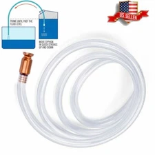 Shaker Siphon Hose Jiggler Pump Gasoline Fuel Water Transfer 1/2" Copper Head