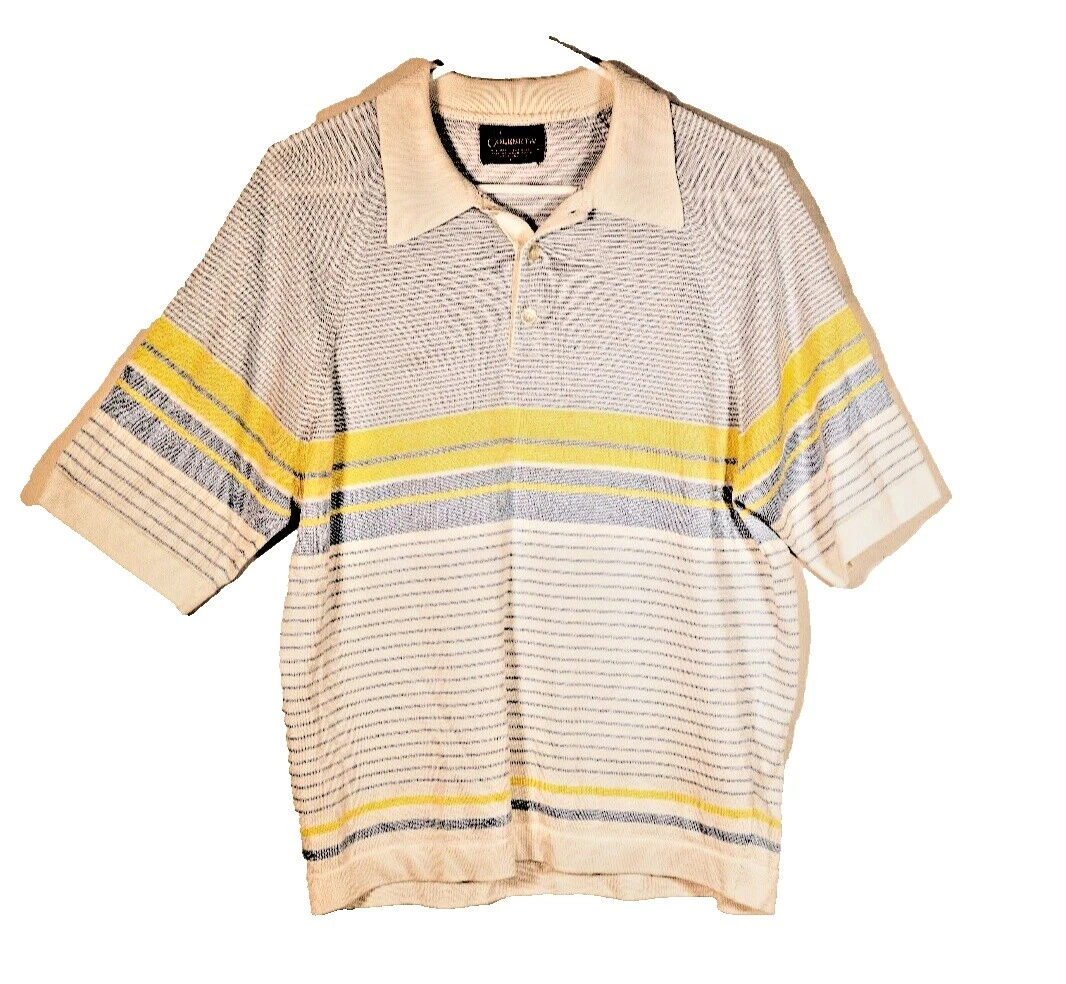 Polo, Rugby Multi-Color 1960s Vintage Casual Shirts for Men
