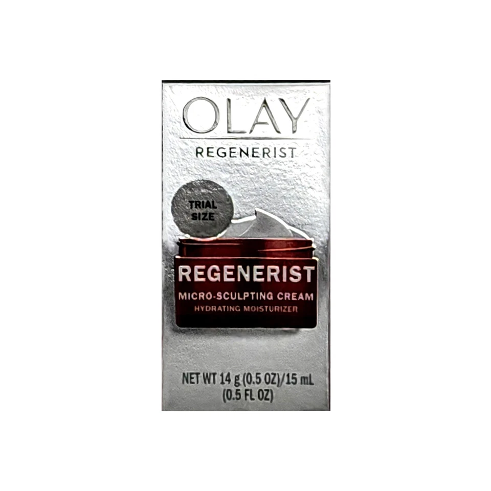 Olay Regenerist Micro-Sculpting Cream Moisturizer 0.5 oz, Pack of 4, EXP 5/25 - Image 2 of 3