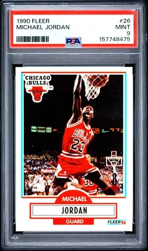 1990 Michael Jordan Fleer #26 PSA 9