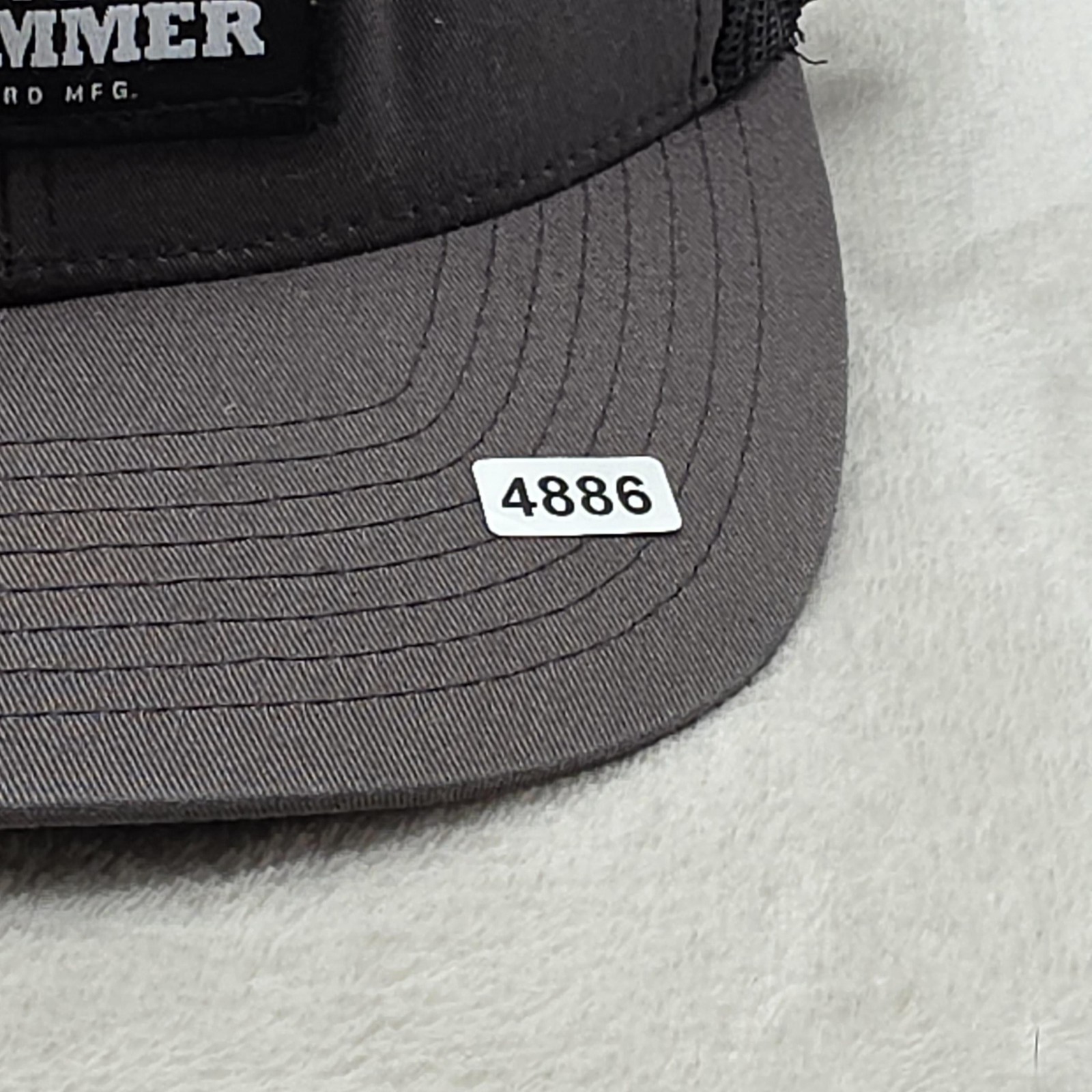 Never Summer Hat Cap Snap Back Adjustable Gray Me… - image 9