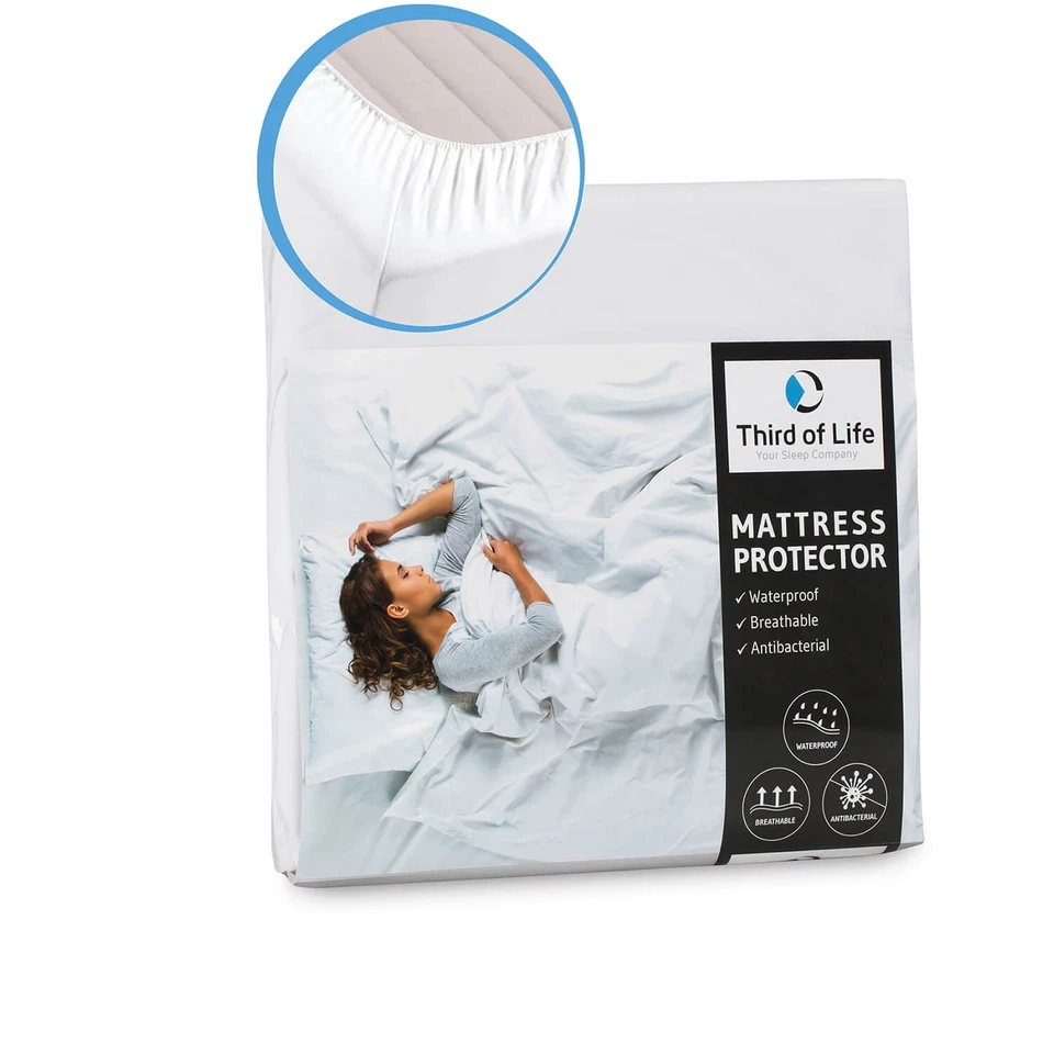 Matratzenschoner mit Seitenwänden 100% wasserdicht und für Allergiker geeignet - Bild 1 von 4