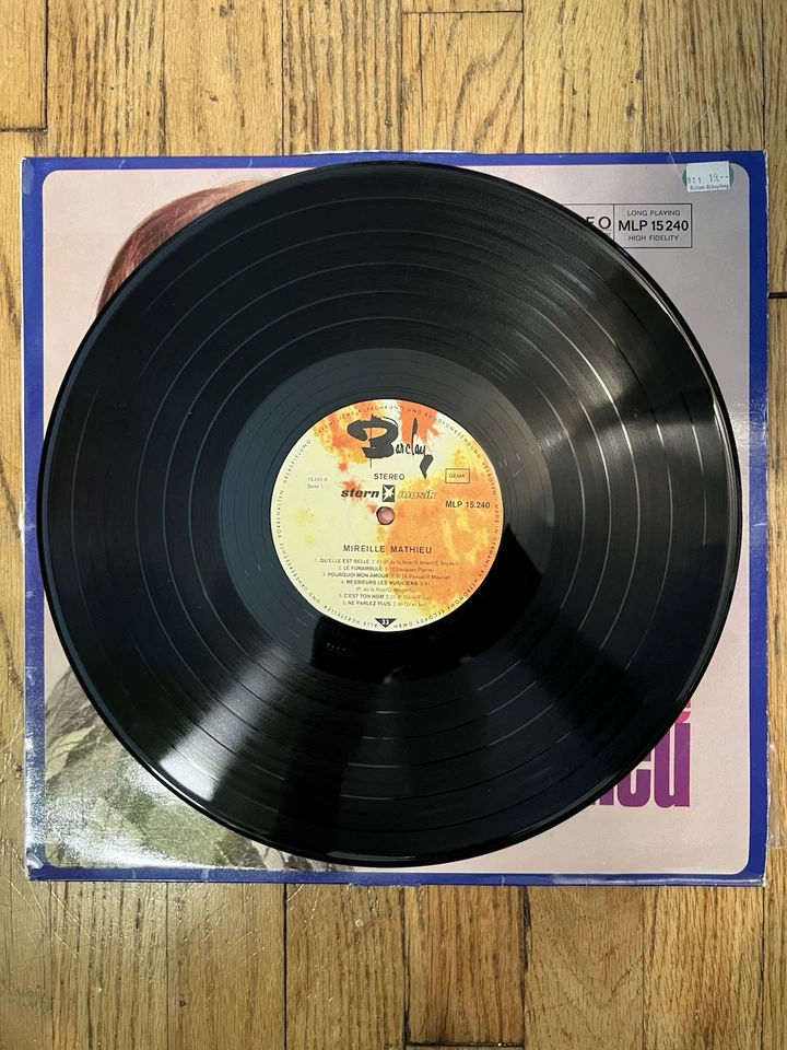 Mireille Mathieu Stern Musik Vinyl LP - Image 3 of 4
