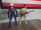 Marx Johnny West Best Of The West Lone Ranger & Tonto With Accessories.