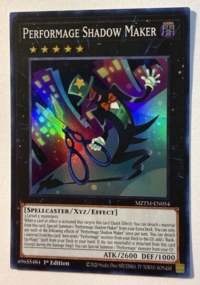 Performage Shadow Maker MZTM-EN054 1st Ed Super Rare Maze Of The Master Yu-Gi-Oh