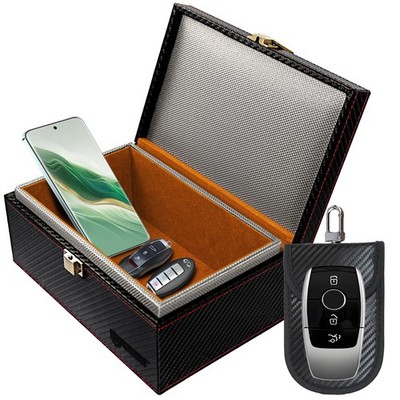 Faraday Box for Car Keys   RFID Signal Blocker, Key Fob Protector, Anti-Theft...