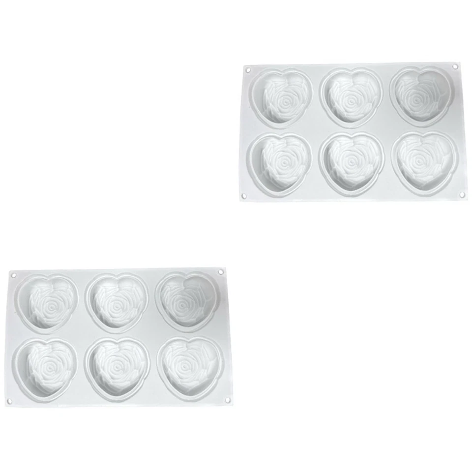 2pcs Silicone Chocolate Mold Silicone Baking Mold Cake Making Chocolate Baking - Image 4 of 4