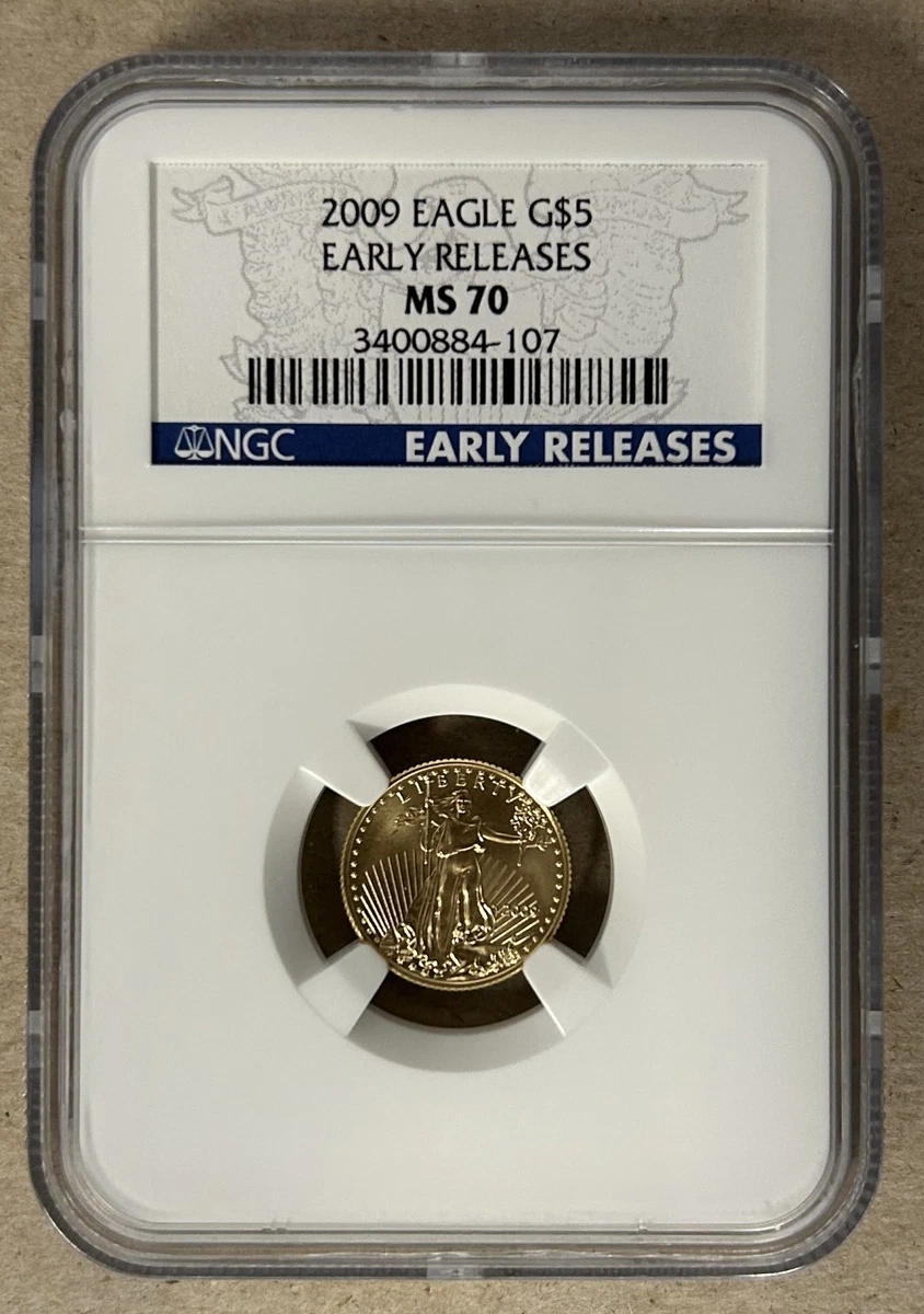American Eagle MS 70 Graded Business NGC Certified Gold Bullion