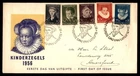 Mayfairstamps Netherlands FDC 1956 Portraits Combo Kinderzegels First Day Cover