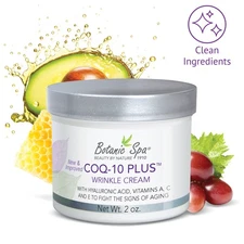 Botanic Spa Coq-10™ Plus Wrinkle Cream With Hyaluronic Acid, Vitamins A, C & E