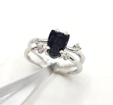 Moon Magic Transformative Power Set Black Obsidian Sterling Silver Ring