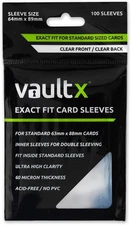 Vault X Exact Fit Trading Card Sleeves, Soft, High Clarity, Perfect Fit Inner Sl