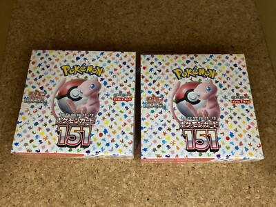 Pokemon Cards Scarlet & Violet Pokemon Card 151 Booster Box sv2a Sealed 2 box JP | eBay Pokemon Cards Scarlet & Violet Pokemon Card 151 Booster Box sv2a Sealed 2 box JP | eBay