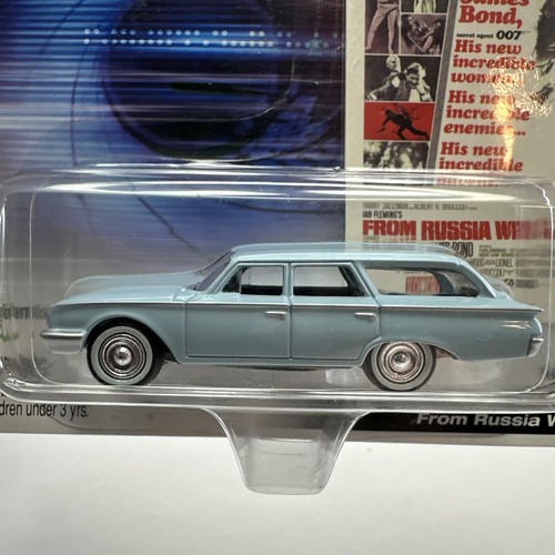 JAMES BOND 007 LIGHT BLUE 1960 FORD STATION WAGON BY JOHNNY LIGHTNING - Picture 8 of 8