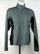 10,000 Feet Above Sea Level Gray Active Wear 1/2 Zip Pullover Jacket Women's M