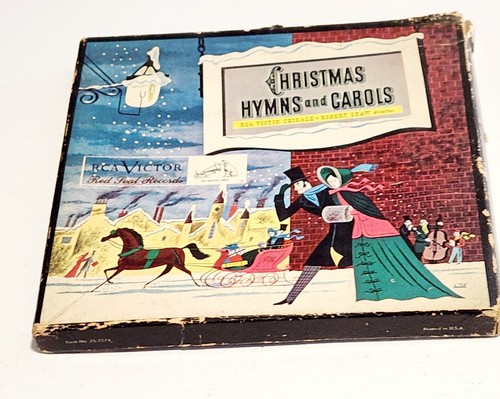 Vintage RCA Victor Red Seal Records Christmas Hymns and Carols Robert Shaw 45s - Picture 4 of 8