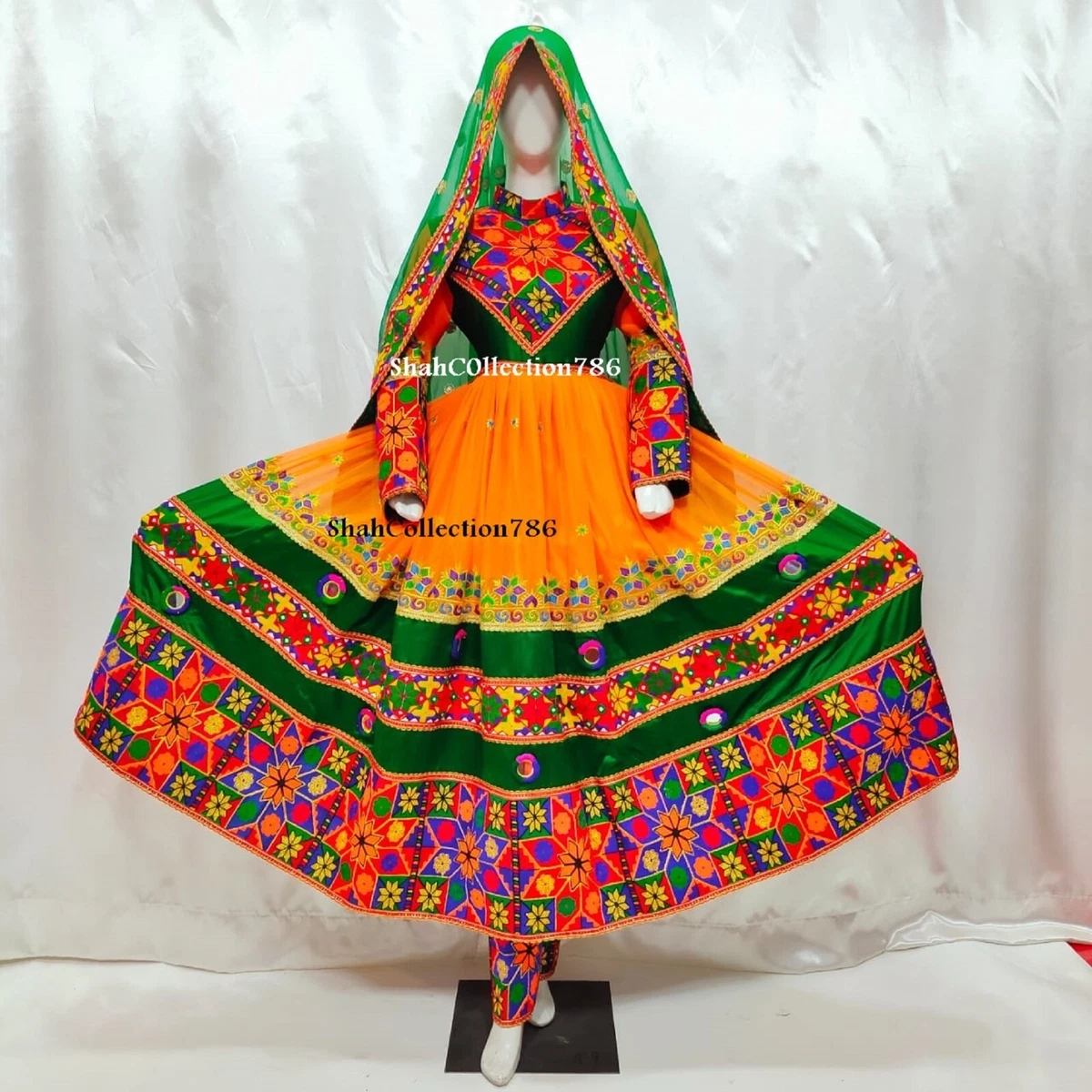 Orange traditional deals dresses