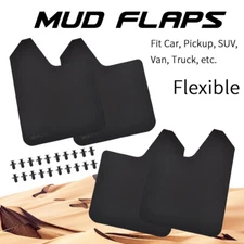 Rally Basic Universal 4x Mud Flaps Mudguards Splash Guards for Pickup Van Truck