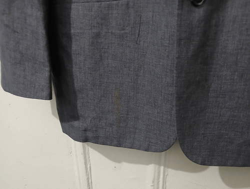 Haspel mens 39s gray blazer jacket 100% linen - Picture 6 of 6