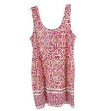 Chelsea & Violet crochet tank dress colorful XL boho summer festival casual