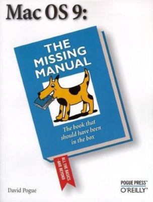 Mac OS 9: The Missing Manual Pogue, David paperback Used - Very Good