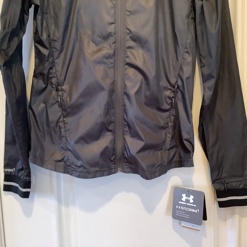 Under Armour Jacket U Storm 1 Size Medium Water Resistant Fitted UA Running NEW - Picture 3 of 20