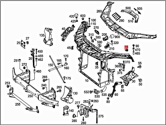 Genuine MERCEDES C292 W166 X166 GL-CLASS X166 GLE W166 Mount yuki様専用
