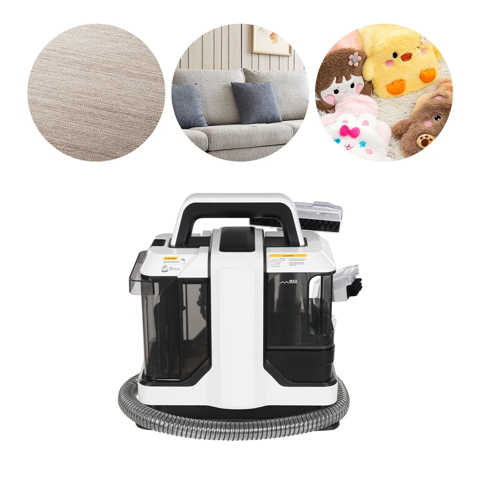 Portable Carpet&interior Decoration Cleaner,11kpa Strong Carpet Shampoo Deep - Image 4 of 4