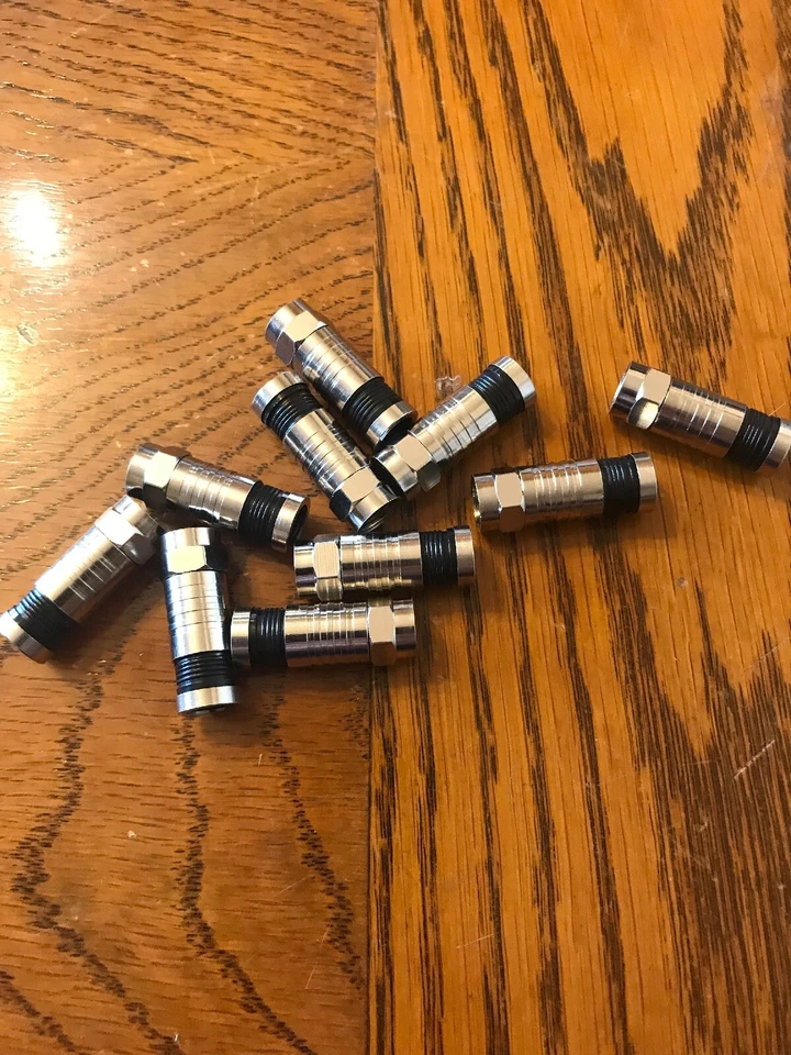 DOLPHIN COMPONENTS CORP DC-CF59PLEN F-Type Male Connectors RG-59 Qty-10 (NEW) - Image 3 of 4