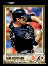 2015 Topps #379 Phil Gosselin /2015 Gold Atlanta Braves Mint+ New