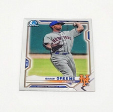2021 Bowman Chrome Baseball Isaiah Greene New York Mets #BCP-62