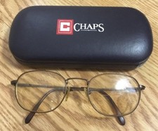 Ralph Lauren Chaps 3DN Full Metal Rim Eyeglasses Eyewear FRAMES 140 mm w/Case 