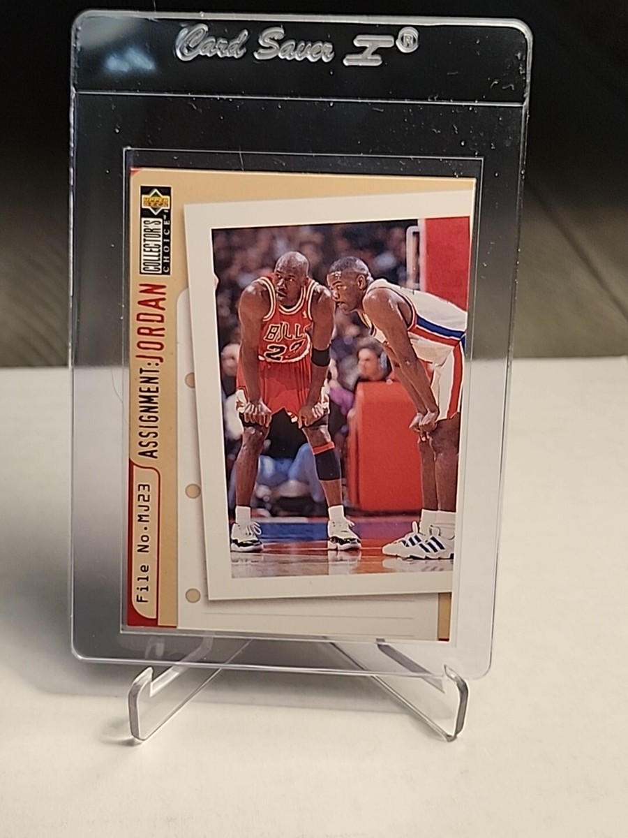 1996 Upper Deck Basketball File No. MJ23 Assignment Jordan Card