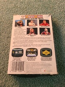 WWF WrestleMania (Nintendo Entertainment System, 1988) NES Complete in Box.