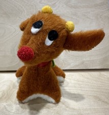 Russ Rudolph the Red-Nosed Reindeer Plush Stuffed Animal from 1975 6 Tall
