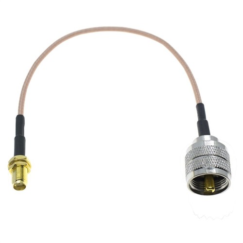 RG316 SMA to UHF Male Female PL259 SO239 Plug connector Crimp Lot RF Coax Cable - Picture 4 of 20