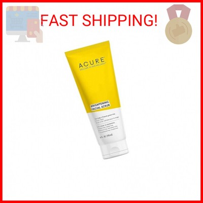 Acure Brightening Facial Scrub for a Youthful, Brighter, Radiant Complexion | Wi