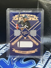 2019 Panini Leather & Lumber Eloy Jimenez Triple Relics Blue #LLT-EJ