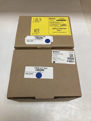Lot Of 2 NEW BRADY Flame Retardant Wire Wrap 1 x85ft B33C-1000-472 U.S. SELLER*-