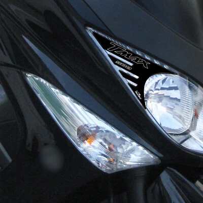 Adesivi 3D compatibili con TMAX 500 per T MAX 2008 2011 Palpebre Fari Nero