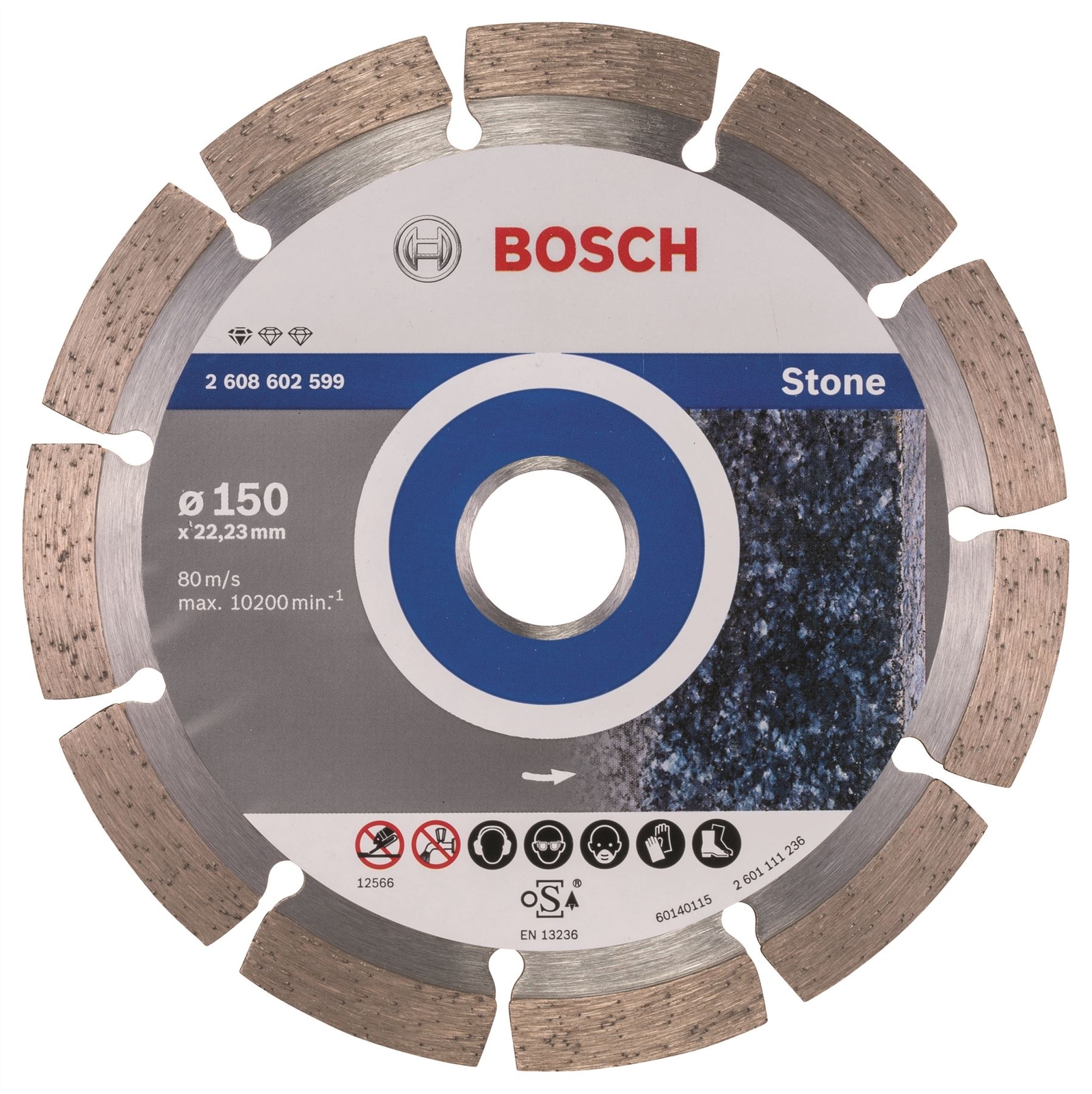 Bosch Standard for Stone diamond cutting disc 2608602599