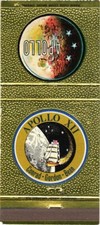 Apollo XII, Conrad-Gordon-Beau Astronaut, Vintage Matchbook Cover