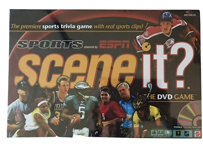 NEW! SPORTS SCENE IT? 2005 DVD TRIVIA GAME ESPN FACTORY SEALED-MINT~MANCAVE GIFT