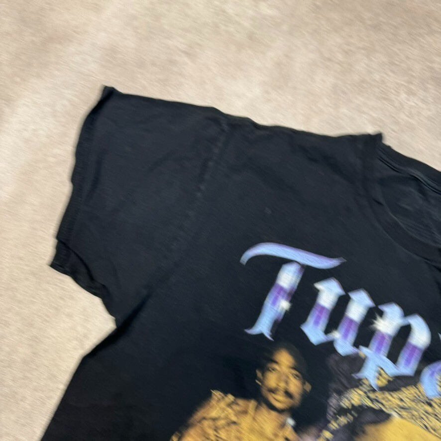 Tupac T-Shirt Mens XL All Eyez On Me Rap Music Graphic Print Tee, Black image 6