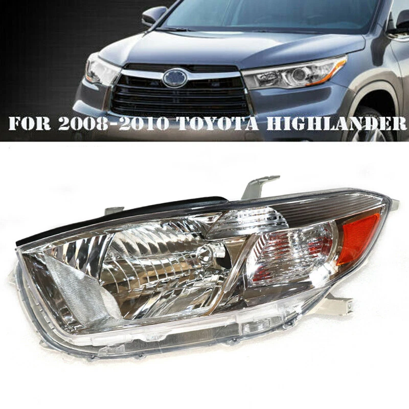 Front Headlight Headlamp Right Passenger Side For 2008-2010 Toyota Highlander Foto 3 de 4