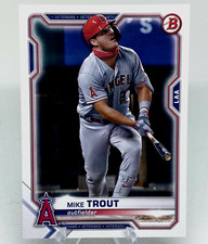Mike Trout 2021 Bowman  #17 LA Angels