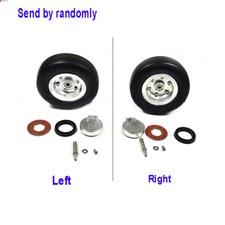 1pc 3.5inch Solid Rubber Wheel Tires With Brake Axle Rc Airplane Viper