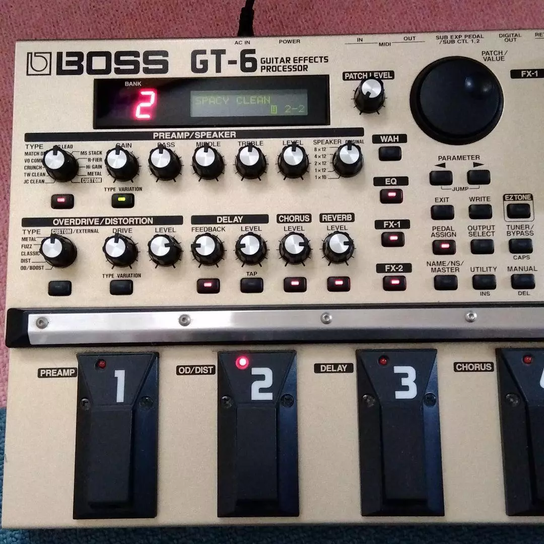 Boss GT-6 Guitar Multi-Effects pedal used from Japan F/S eBay